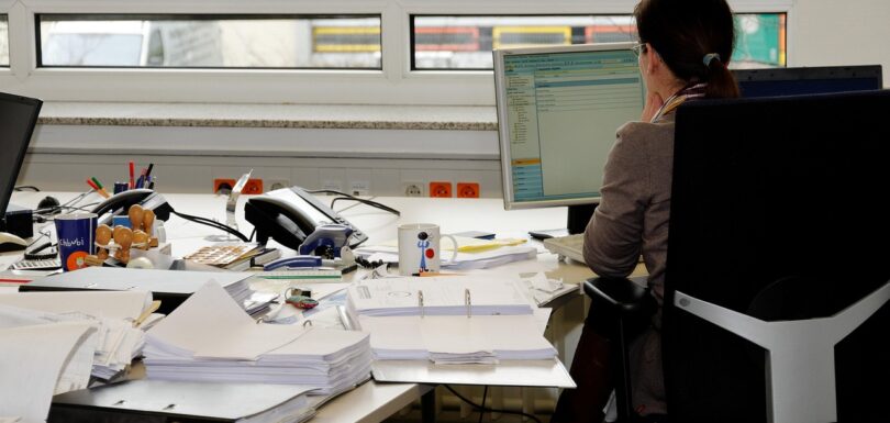 Company Secretary working desk